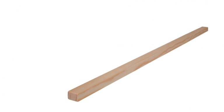 10 mm x 15 mm Rechteckleiste Kiefer (Bild)