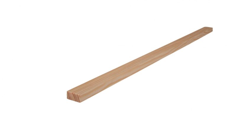 10 mm x 20 mm Rechteckleiste Kiefer (Bild)