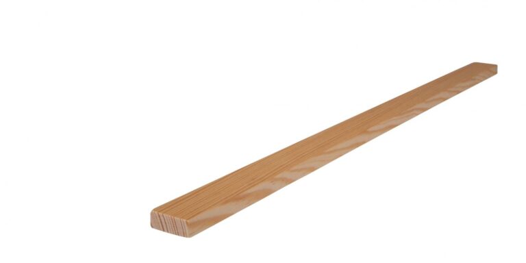10 mm x 25 mm Rechteckleiste Kiefer (Bild)