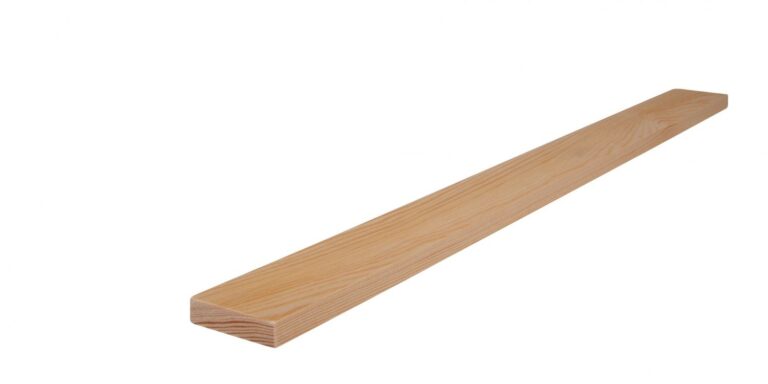 10 mm x 40 mm Rechteckleiste Kiefer (Bild)