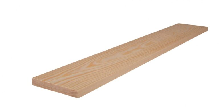 10 mm x 80 mm Rechteckleiste Kiefer (Bild)