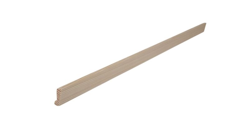 11 mm x 22 mm Glasfalzleiste Kiefer # 17 mit 3 mm x 16 mm Falz (Bild 1)