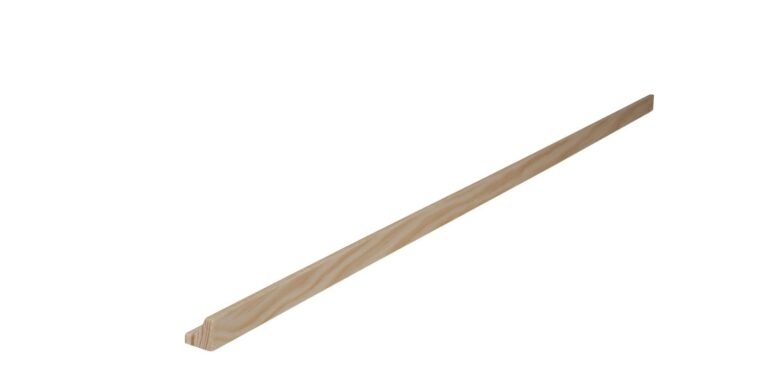 12 mm x 12 mm Hohlkehlleiste Kiefer (Bild 2)