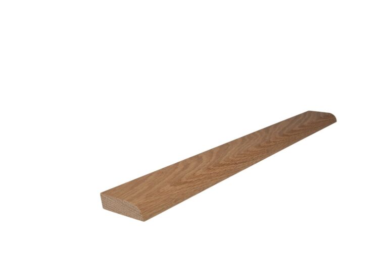 14 mm x 50 mm Scheuerleiste Eiche abgerundet (Bild 1)
