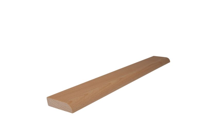 14 mm x 58 mm Scheuerleiste Buche abgerundet (Bild 1)