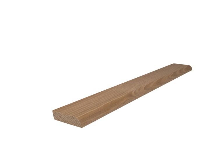 14 mm x 58 mm Scheuerleiste Eiche abgerundet (Bild 1)