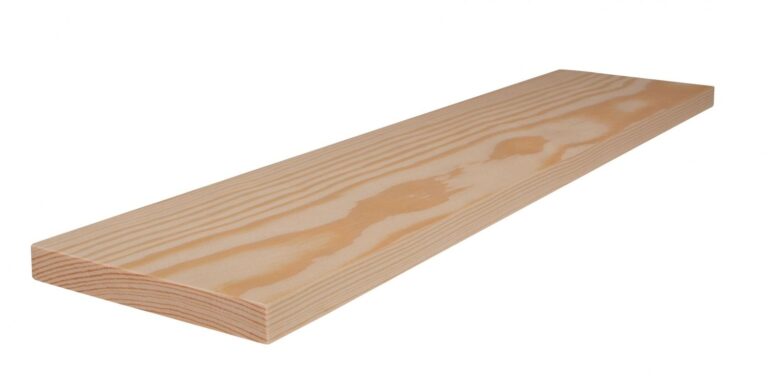 15 mm x 120 mm Rechteckleiste Kiefer (Bild)