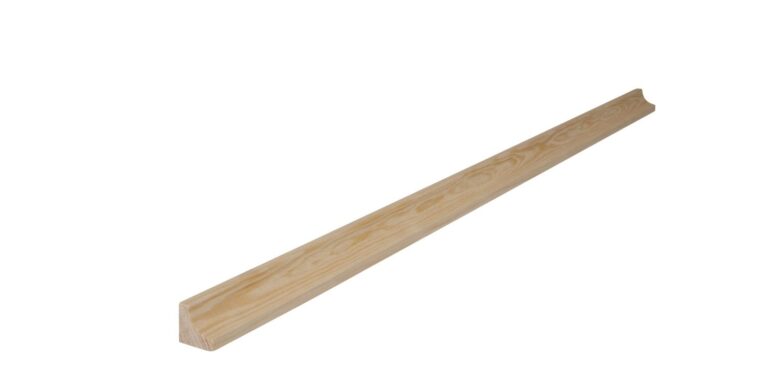 15 mm x 15 mm Hohlkehlleiste Kiefer (Bild 1)