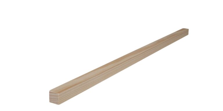 15 mm x 15 mm Quadratleiste Kiefer (Bild)