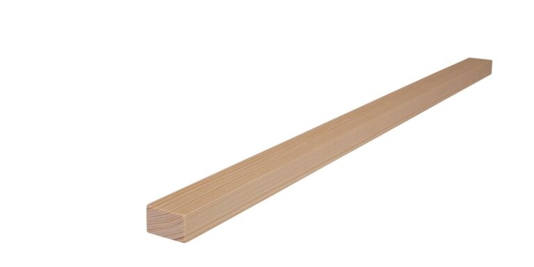 15 mm x 25 mm Rechteckleiste Kiefer (Bild)