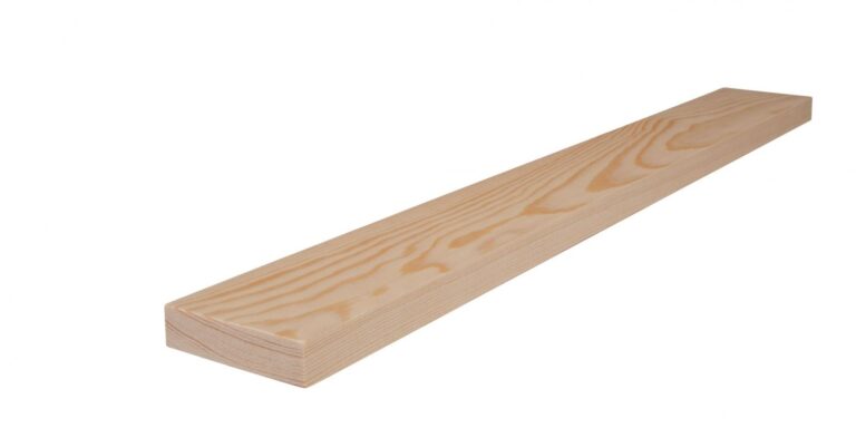 15 mm x 60 mm Rechteckleiste Kiefer (Bild)