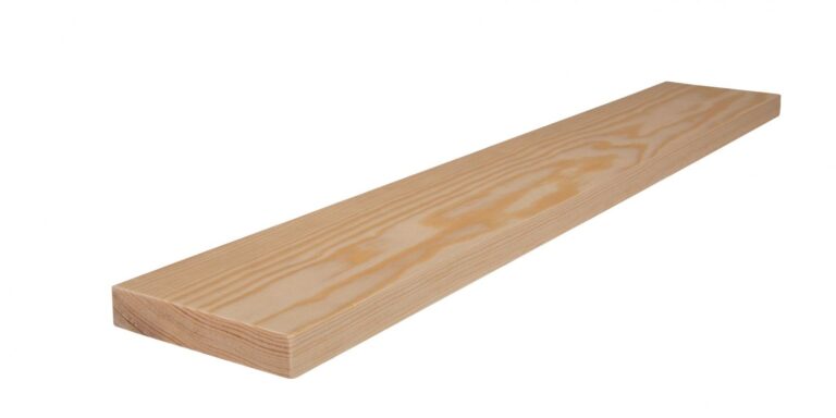 15 mm x 80 mm Rechteckleiste Kiefer (Bild)