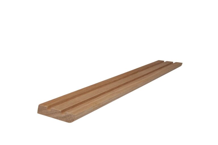 16 mm x 80 mm Scheuerleiste Eiche abgerundet (Bild 2)