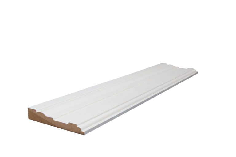 18 mm x 110 mm Türbekleidung MDF weiß grundiert # 98 (Bild 1)