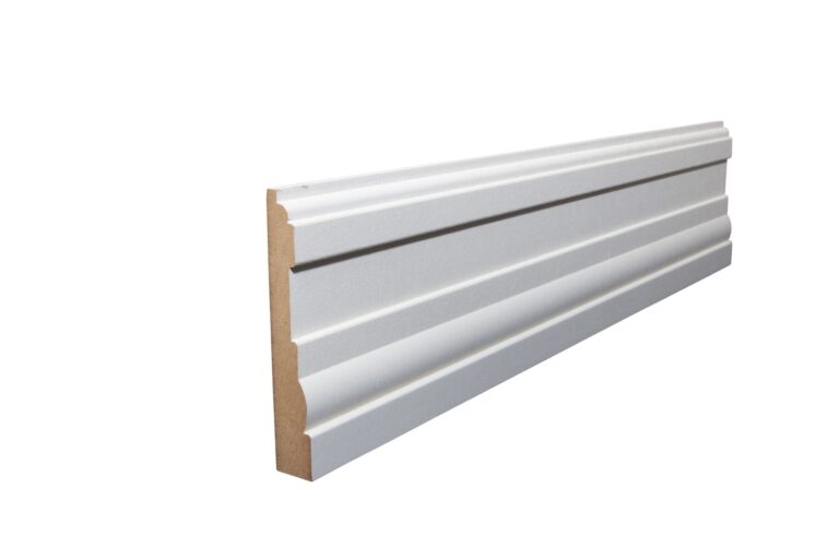18 mm x 110 mm Türbekleidung MDF weiß grundiert # 98 (Bild 2)