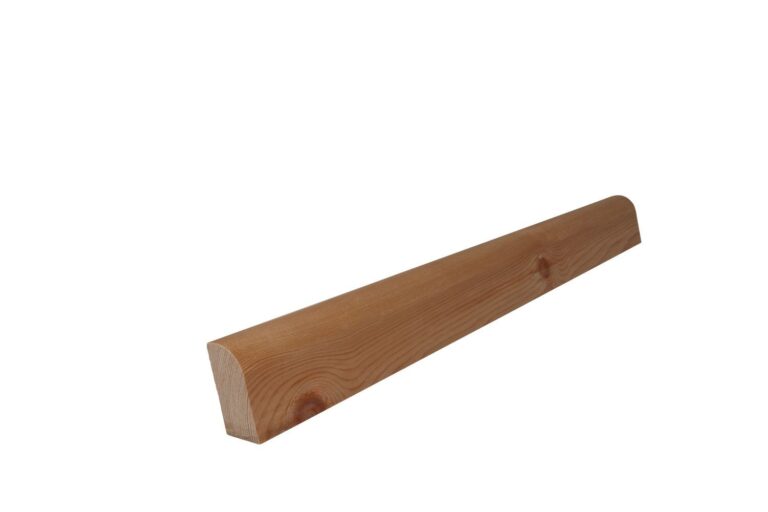 18 mm x 45 mm Scheuerleiste Kiefer ästig abgerundet (Bild 2)
