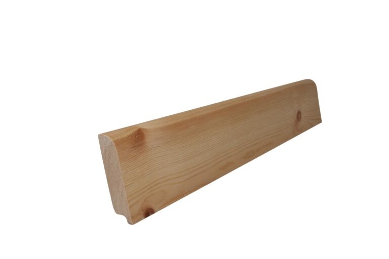 18 mm x 78 mm Scheuerleiste Kiefer ästig abgerundet (Bild 2)