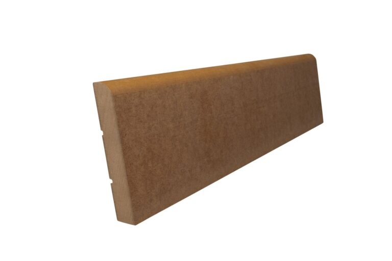 19 mm x 118 mm Scheuerleiste MDF roh abgerundet (Bild 2)