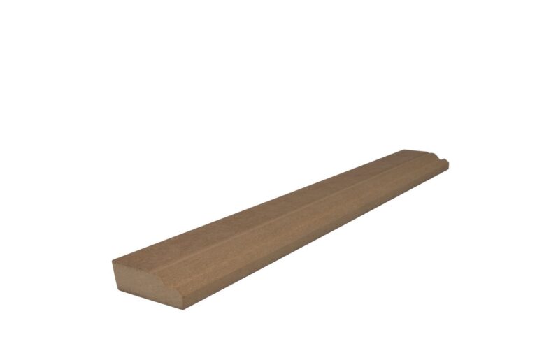19 mm x 58 mm Scheuerleiste MDF roh mit kleinem Karniesprofil (Bild 1)