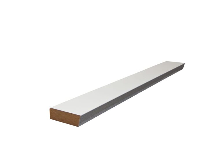 19 mm x 60 mm Scheuerleiste MDF weiß lackiert (Bild 2)