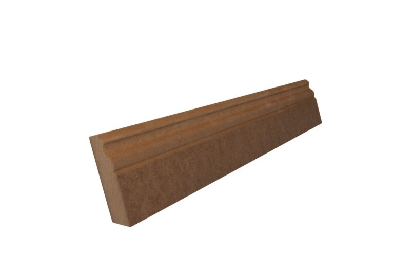 19 mm x 78 mm Scheuerleiste MDF roh mit großem Karniesprofil (Bild 2)