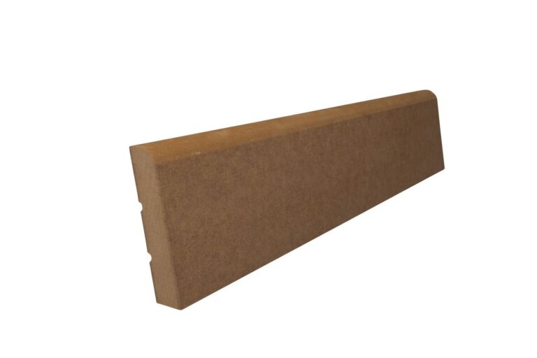 19 mm x 98 mm Scheuerleiste MDF roh abgerundet (Bild 2)