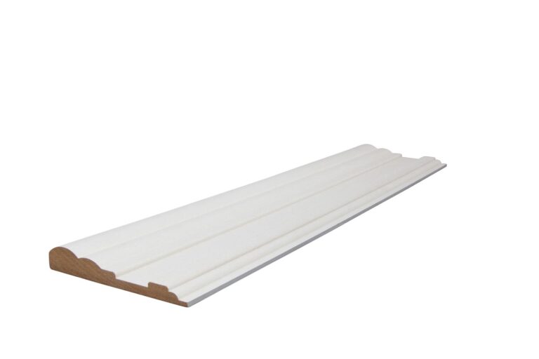 20 mm x 118 mm Türbekleidung MDF weiß grundiert # 97 (Bild 1)