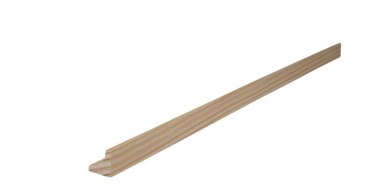 20 mm x 20 mm Hohlkehlleiste Kiefer (Bild 2)