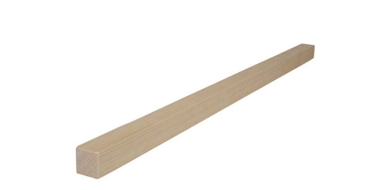 20 mm x 20 mm Quadratleiste Kiefer (Bild)