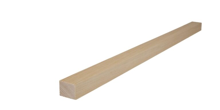 20 mm x 25 mm Rechteckleiste Kiefer (Bild)
