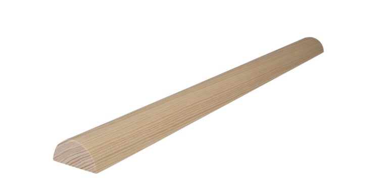 20 mm x 40 mm Halbrundleiste Kiefer (Bild)