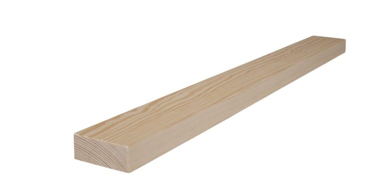 20 mm x 50 mm Rechteckleiste Kiefer (Bild)