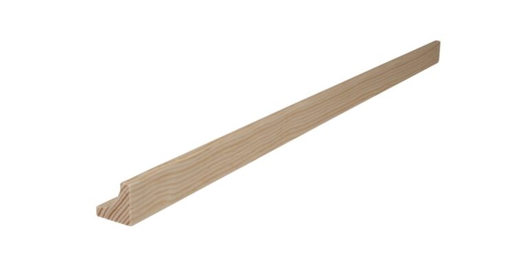 23 mm x 23 mm Hohlkehlleiste Kiefer (Bild 2)