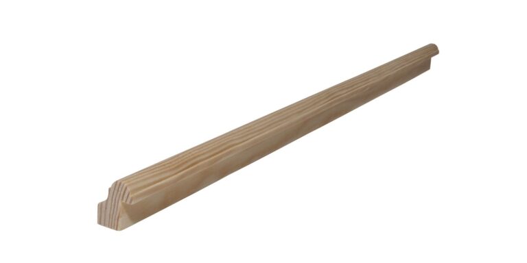 23 mm x 28 mm Glasfalzleiste Kiefer # 50 mit 8 mm x 17 mm Falz (Bild 2)