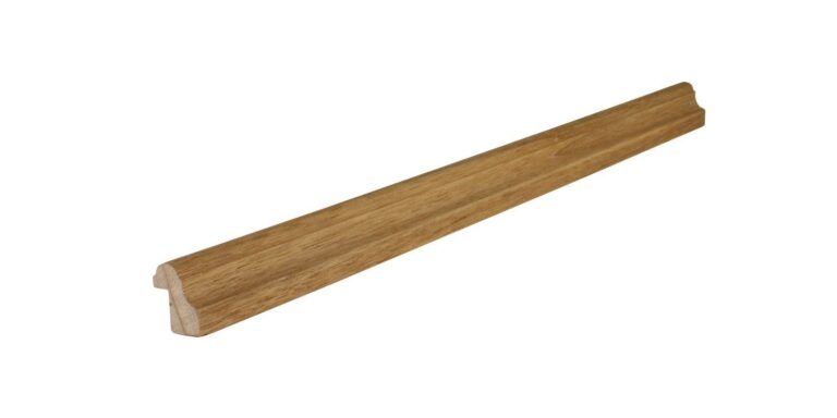 23 mm x 28 mm Glasfalzleiste Meranti # 50 mit 8 mm x 17 mm Falz (Bild)