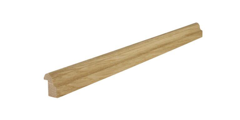 23 mm x 32 mm Glasfalzleiste Eiche # 51 mit 8 mm x 22 mm Falz (Bild)