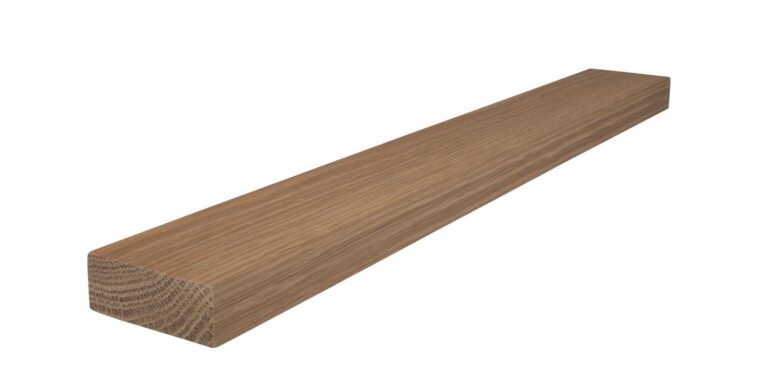 23 mm x 60 mm Rechteckleiste Eiche (Bild)