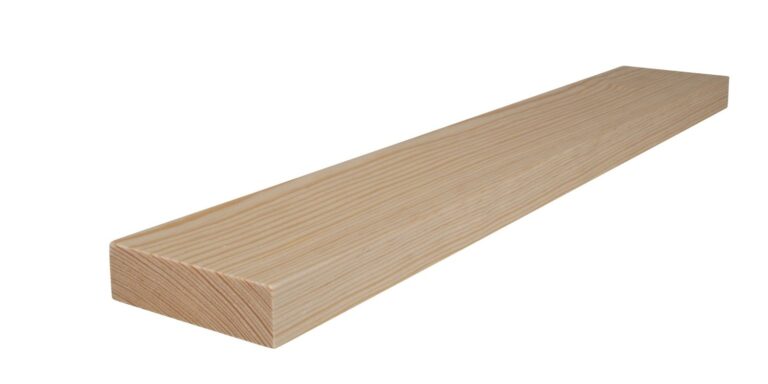 23 mm x 80 mm Rechteckleiste Kiefer (Bild)