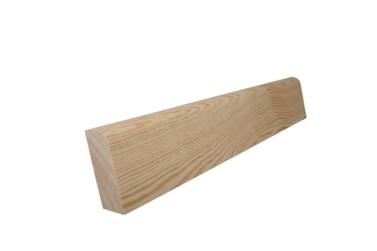 25 mm x 118 mm Scheuerleiste Kiefer ästig abgerundet (Bild 3)