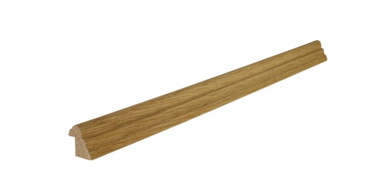 25 mm x 27 mm Glasfalzleiste Eiche # 57 mit 7 mm x 17 mm Falz (Bild)