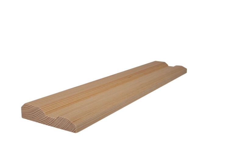 26 mm x 110 mm Türbekleidung Sockelstück Kiefer (Bild 2)