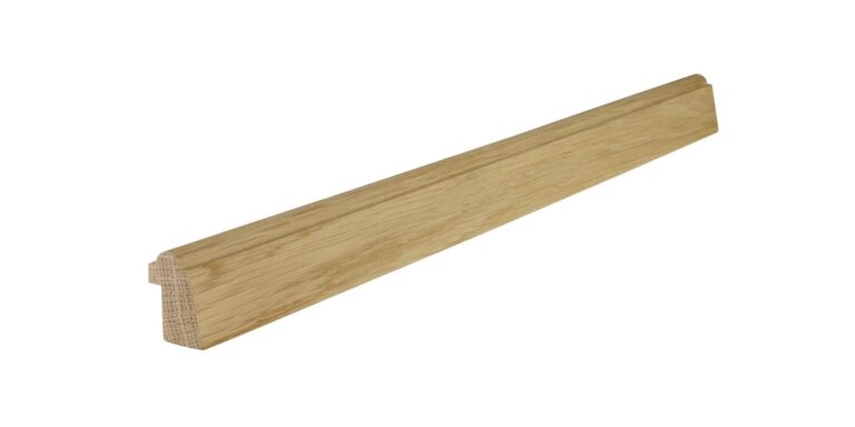 26 mm x 36 mm Glasfalzleiste Eiche # 54 mit 6 mm x 22 mm Falz (Bild)