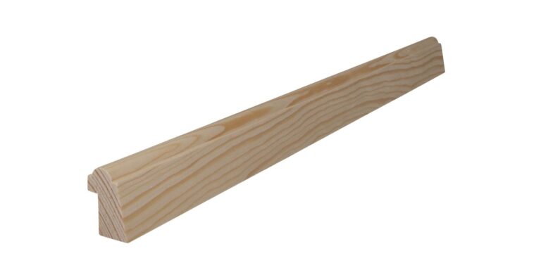 26 mm x 36 mm Glasfalzleiste Kiefer # 54 mit 6 mm x 22 mm Falz (Bild 1)
