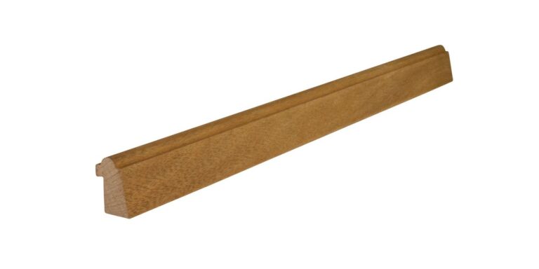 26 mm x 36 mm Glasfalzleiste Meranti # 54 mit 6 mm x 22 mm Falz (Bild)