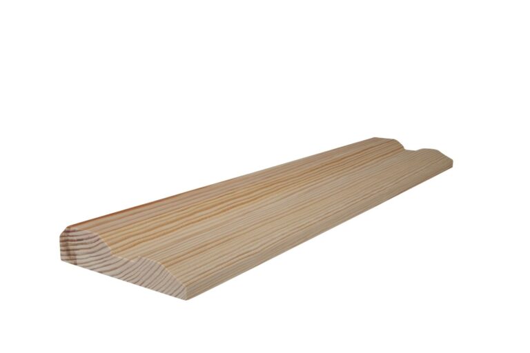 28 mm x 120 mm Türbekleidung Sockelstück Kiefer (Bild 1)