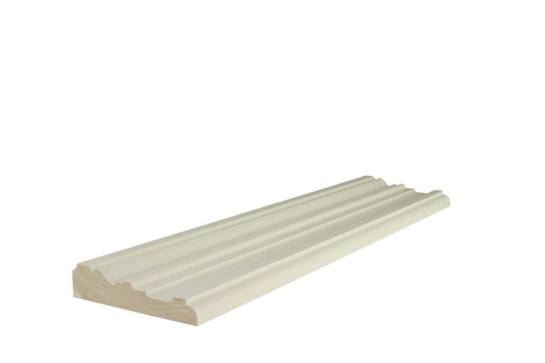 28 mm x 120 mm Türbekleidung White Wood weiß grundiert # 1111 (Bild 1)