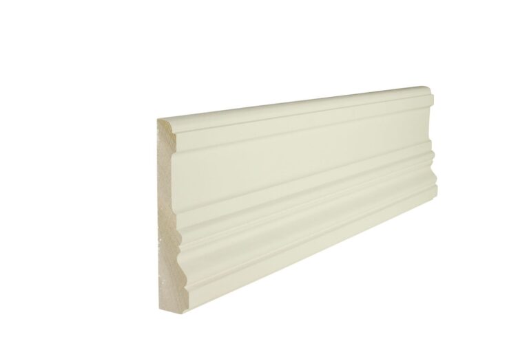 28 mm x 140 mm Türbekleidung White Wood weiß grundiert # 1111 (Bild 2)