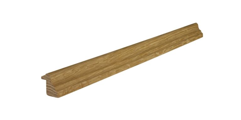 29 mm x 31 mm Glasfalzleiste Eiche # 52 mit 9 mm x 21 mm Falz (Bild)