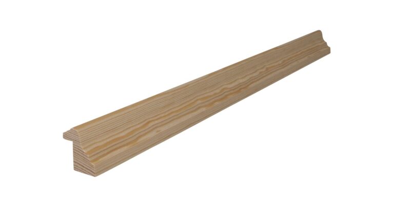 29 mm x 31 mm Glasfalzleiste Kiefer # 52 mit 9 mm x 21 mm Falz (Bild 2)