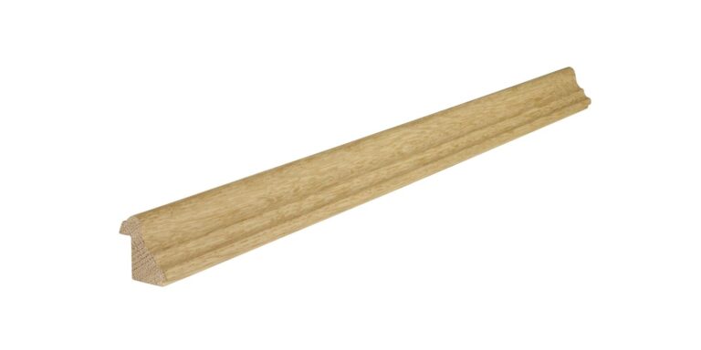 29 mm x 31 mm Glasfalzleiste Eiche # 55 mit 8 mm x 20 mm Falz (Bild)
